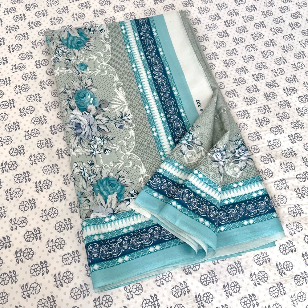 NEW Large Floral Print Scarf/Dupatta